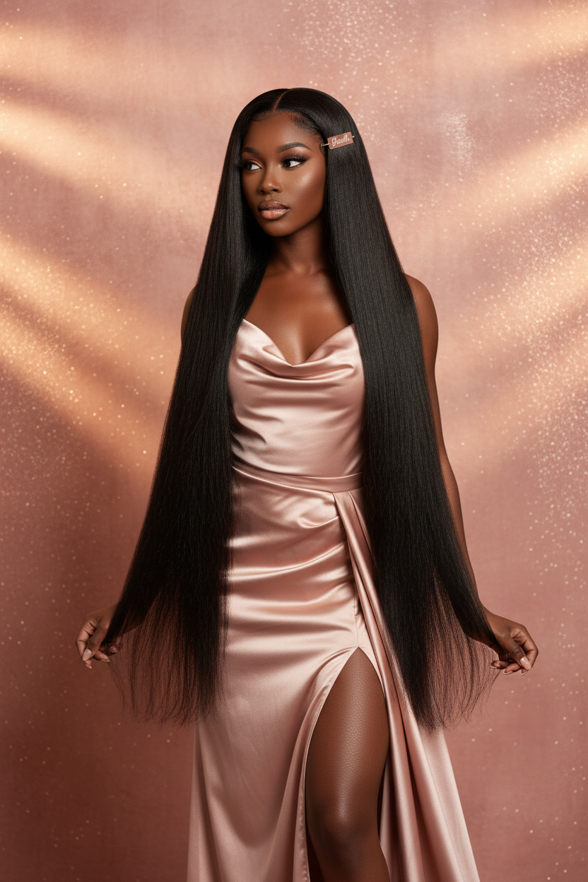 Glazella Malaysian Straight Lifestyle - Rose Gold