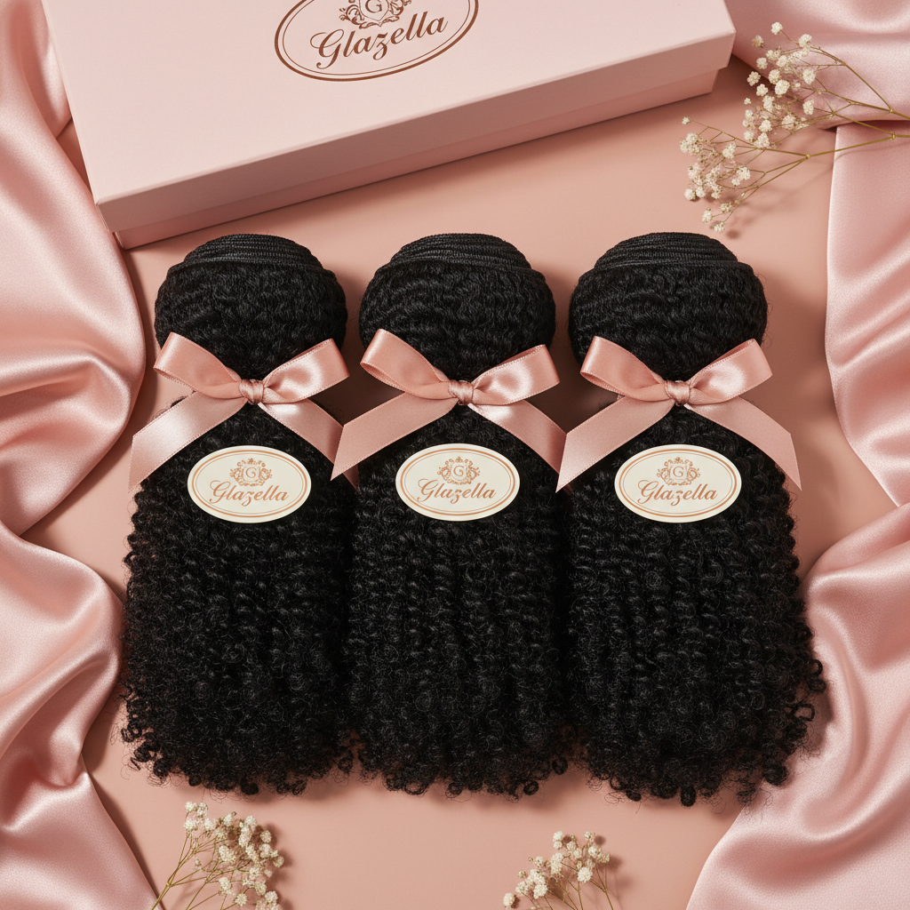 Brazilian Afro Kinky Flat Lay