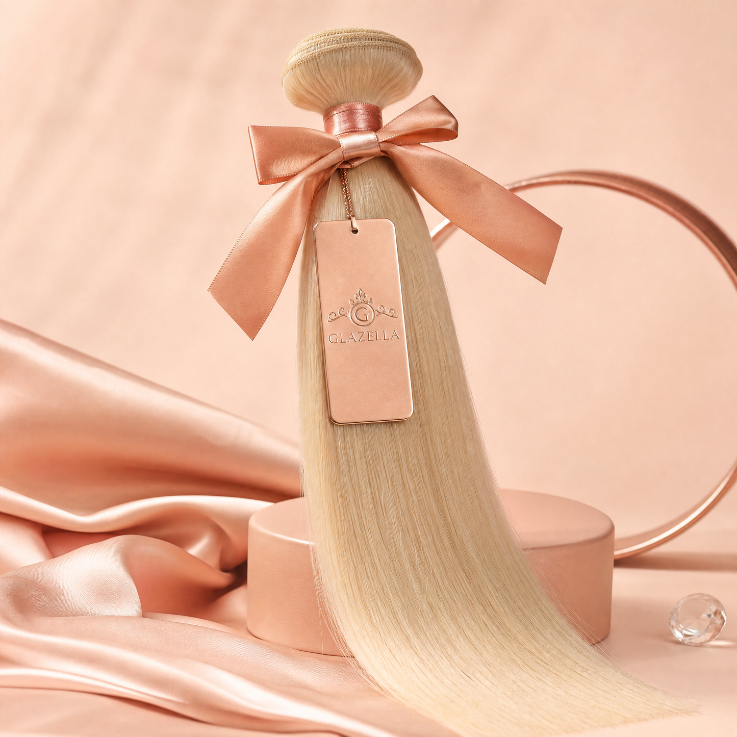 Glazella Blonde 613 Brazilian Straight Human Hair Bundle