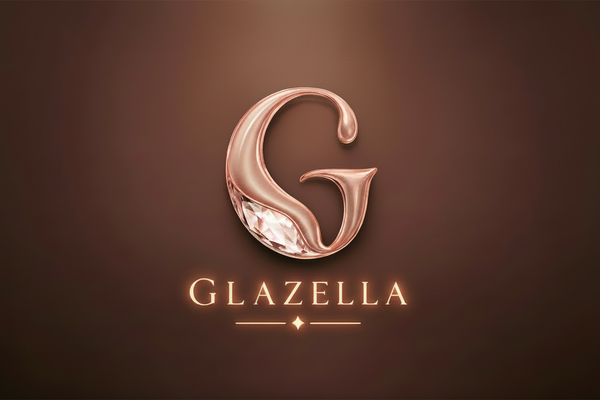Glazella Light G Rose Gold Logo