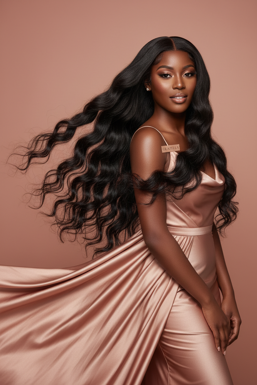 Glazella Spanish Wave Lifestyle - Rose Gold