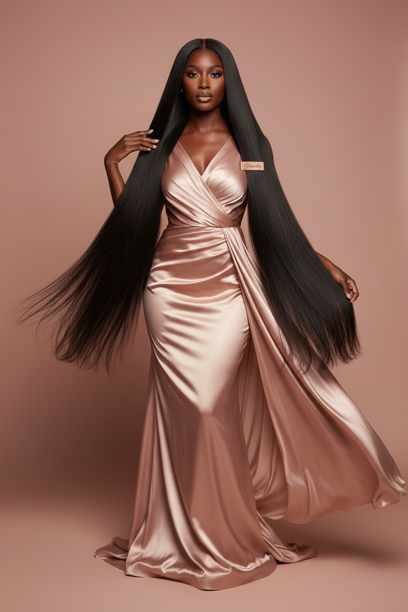 Glazella Vietnamese Straight Lifestyle - Rose Gold