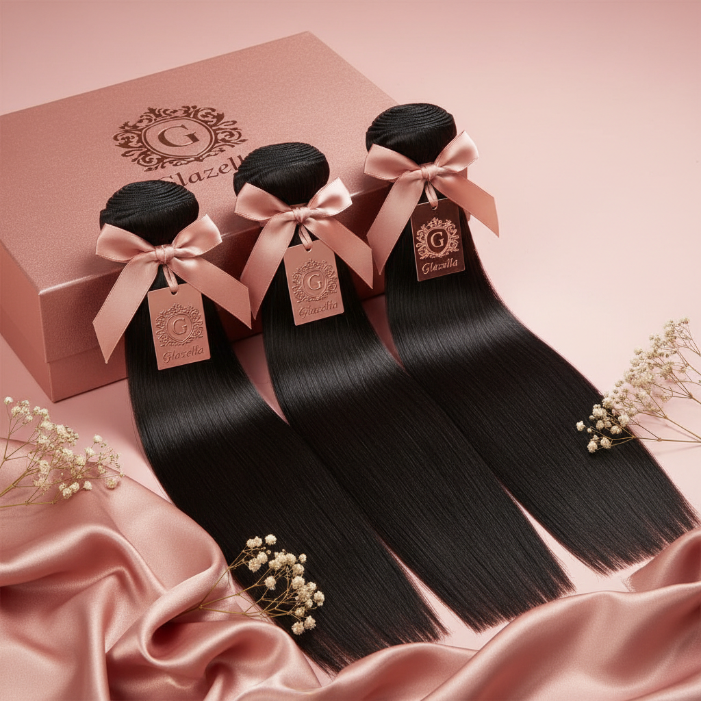 Silky Straight Flat Lay