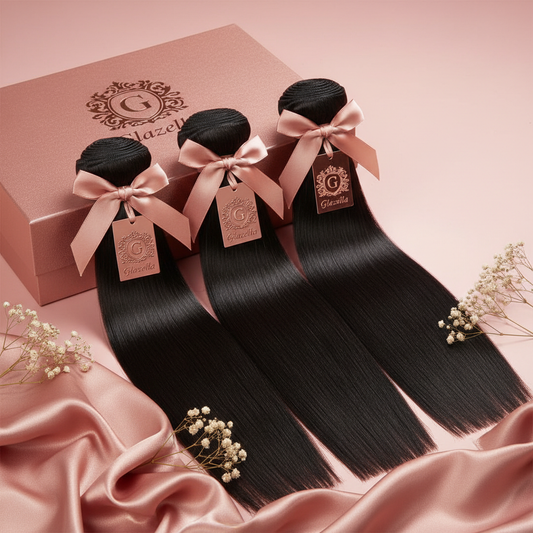 Silky Straight Flat Lay