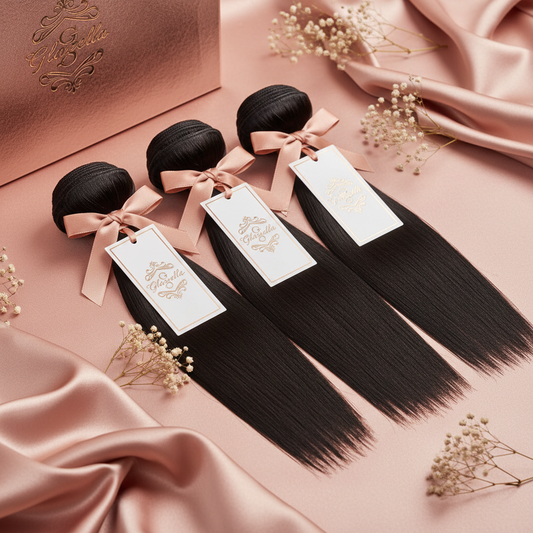 Vietnamese Silky Straight Flat Lay